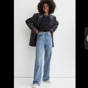 High Wide Leg H&M Jeans